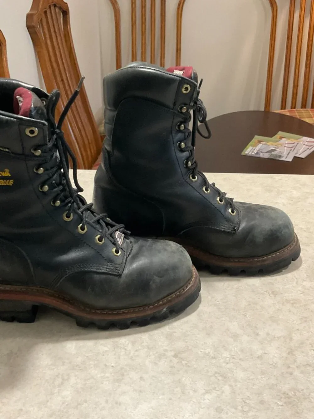 Chippewa Mens Logger Steel Toe Boots